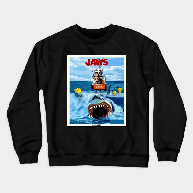 Jaws Crewneck Sweatshirt by SerenityByAlex